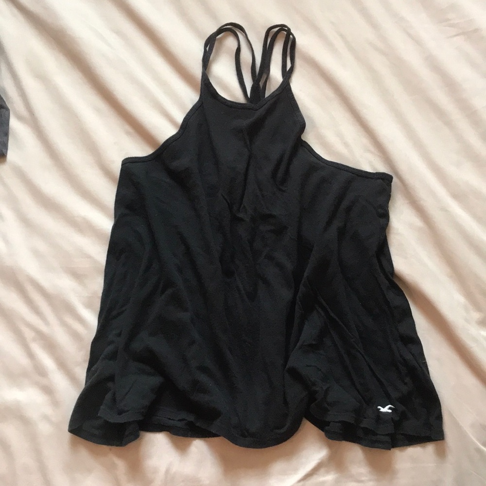 black tank top